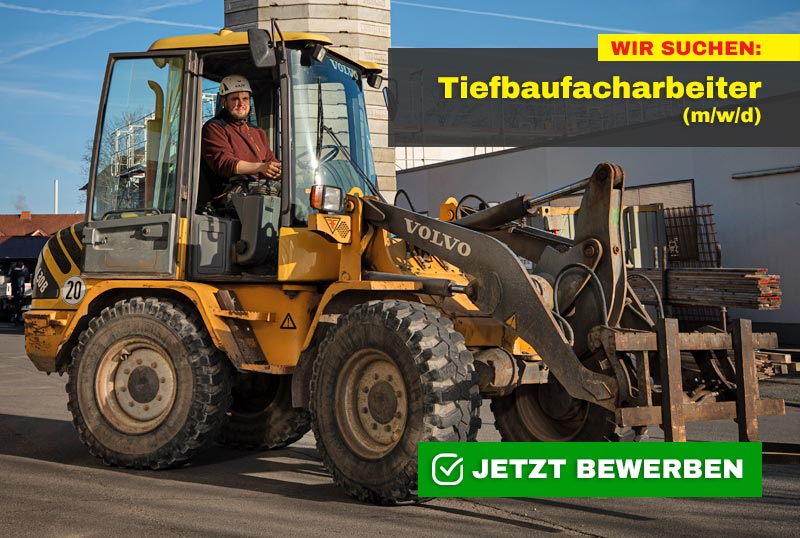 Wir suchen Tiefbaufacharbeiter (m/w/d)